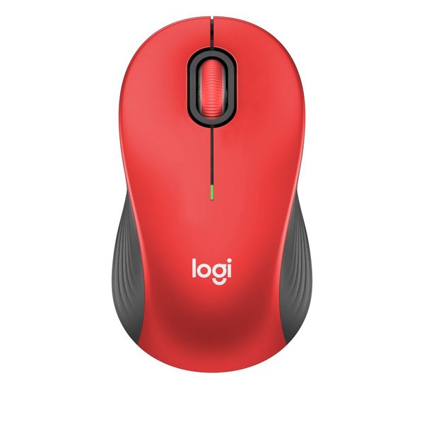 ロジクール（Logicool） 無線（ワイヤレス）マウス M550 レッド 3ボタン 静音タイプ Mサイズ 1個