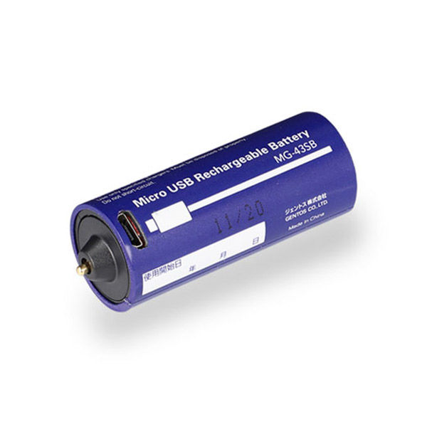 ジェントス リチウムポリマー充電池 3.7V 1，200mAh 適応機種：MG-943H / FLP-2108 / KDHT-2116 MG-43SB  1個 - アスクル