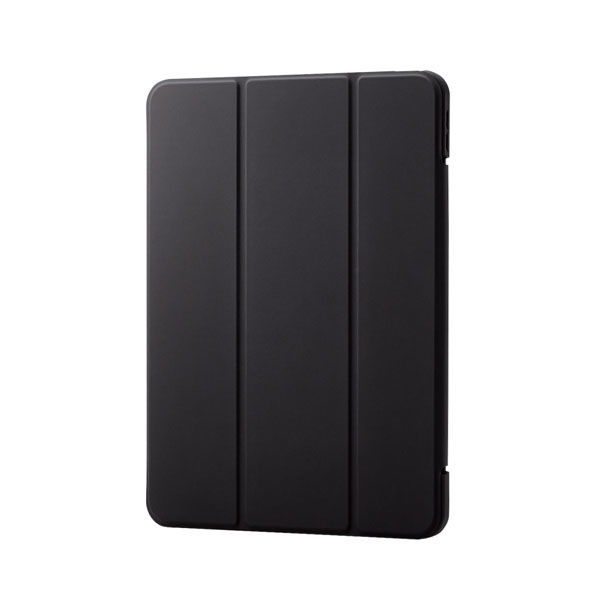 iPad Pro 12.9インチ ケース ソフトレザー 手帳型 ブラック TBWA22PLWVSA2BK エレコム 1個（直送品）