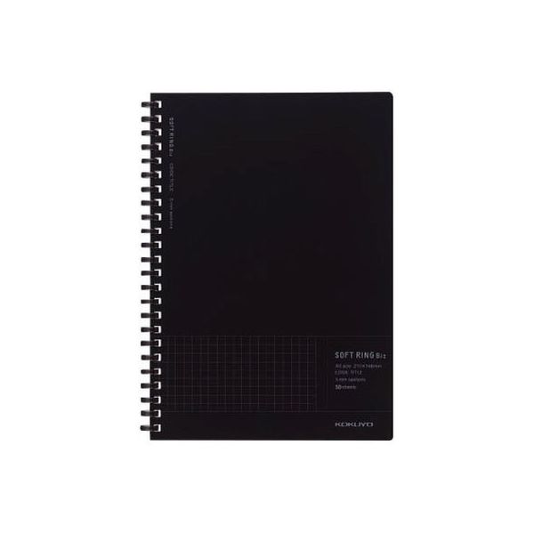 コクヨ ソフトリングノート（Biz）(方眼罫)(エッジタイトル) ス-SJ231S5-D 1冊
