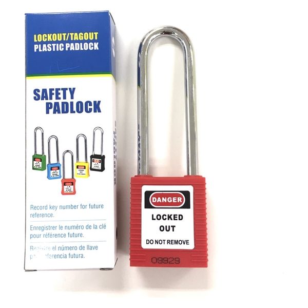 セーフラン安全用品 ロックアウト用パドロック (吊76mmタイプ) 14664-1 1個（直送品）