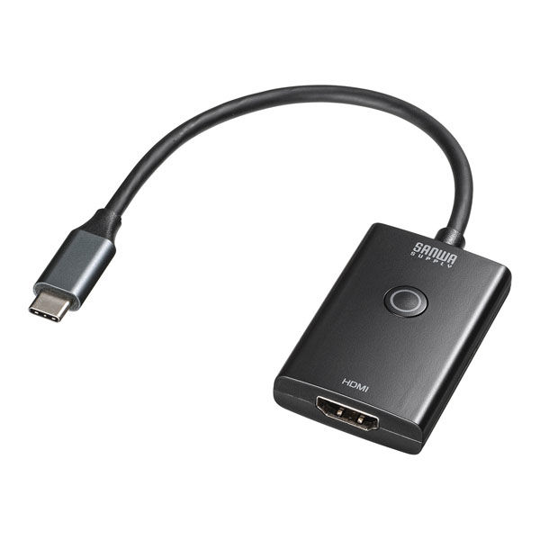 USB C HDMI 変換アダプタ4K TypeC HDMI 変換 アダプター - ノートPCケース
