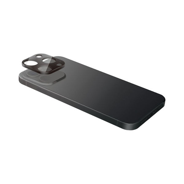 iPhone14 Pro/14 Pro Max レンズカバー カメラ全体保護 アルミフレーム 強化ガラス エレコム 1個（直送品）