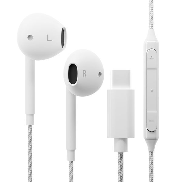 Apple EarPods イヤホン インイヤー USB-C 有線 - イヤホン