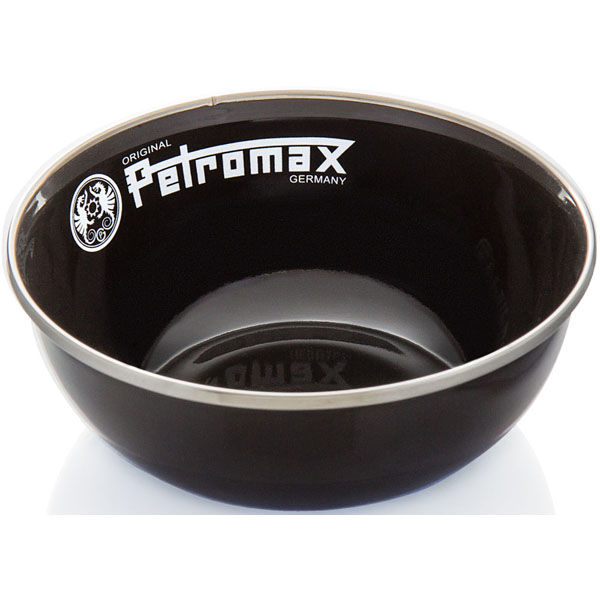 Petromax（ペトロマックス） キャンプ 食器 皿 ホーロー製 エナメルボウル 2枚入り ブラック 12894 1個（直送品）