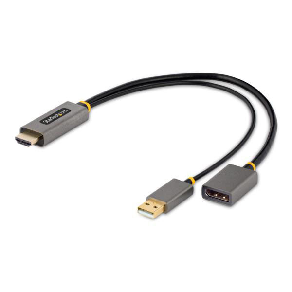 ディスプレイ変換ケーブル HDMI - DP 30cm 4K128-HDMI-DISPLAYPORT