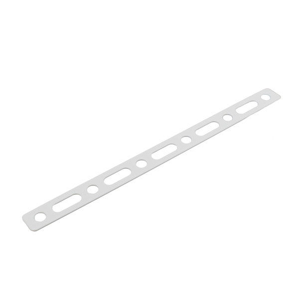 マイスト 5570 DIY・転倒防止用 取付金具 15x198x0.8mm ホワイト 1個（直送品）