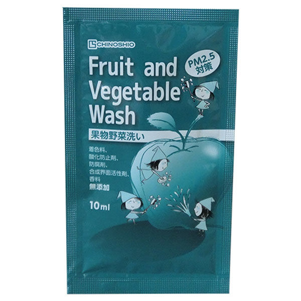 地の塩社 FruitandVegetableWash(果物野菜洗い)10ml(セット販売：500個) 4982757815181（直送品）