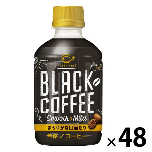ポッカサッポロ カフェドクリエ ブラックコーヒー 270ml 1セット（48本）
