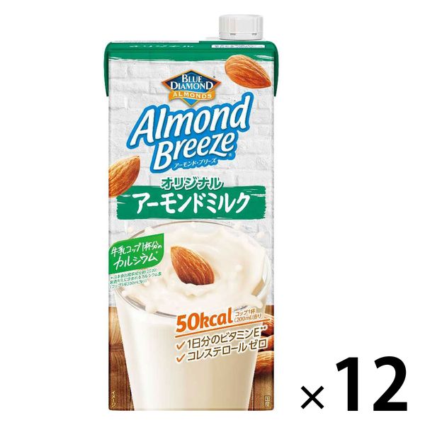 ポッカサッポロ アーモンド・ブリーズ アーモンドミルク オリジナル 1L 1セット（12本）