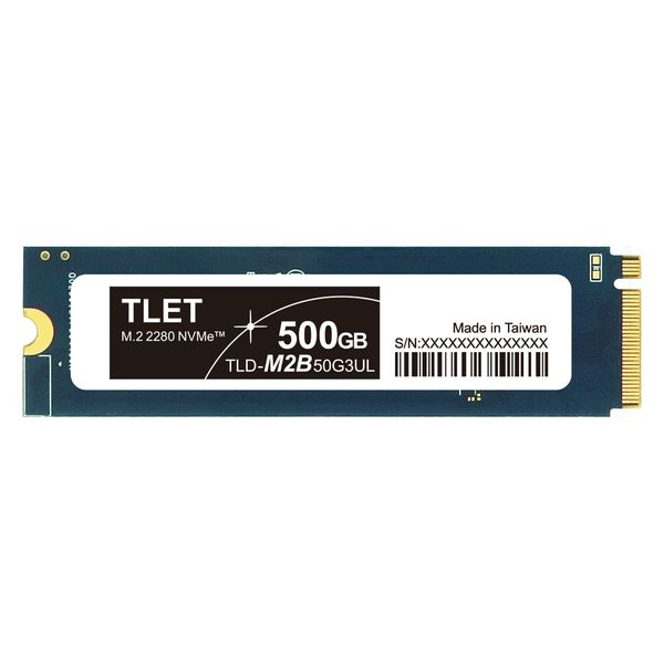 内蔵SSD 500GB NVMe M.2 読込速度2300MB/s TLD-M2B50G3UL 1個 東芝エル