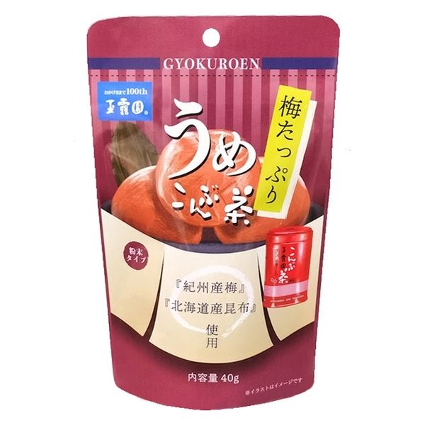 玉露園 梅たっぷりうめこんぶ茶 1袋（40g）