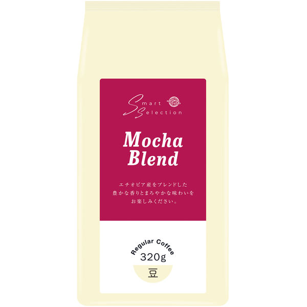 コーヒー豆】三本珈琲 焙煎豆 モカブレンド（豆） 1袋（320g