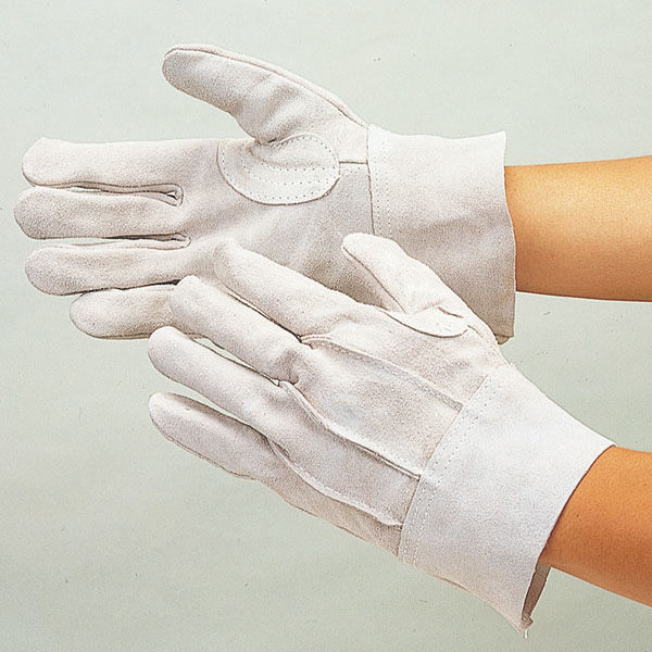 おたふく手袋 オタフク #449 牛床革 高級外縫い手袋 M　1双（直送品）