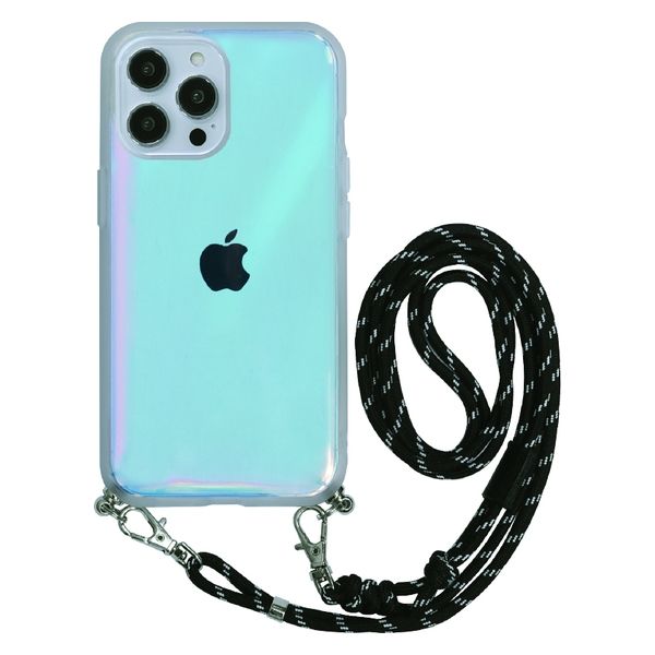 グルマンディーズ IIIIfit Loop Premium iPhone 14 Pro　3LENS 対応 ケース　オーロラ（直送品）