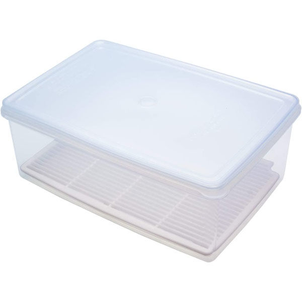 サンコープラスチック SS-1 食品保存容器 スノコ付(セット販売：10個