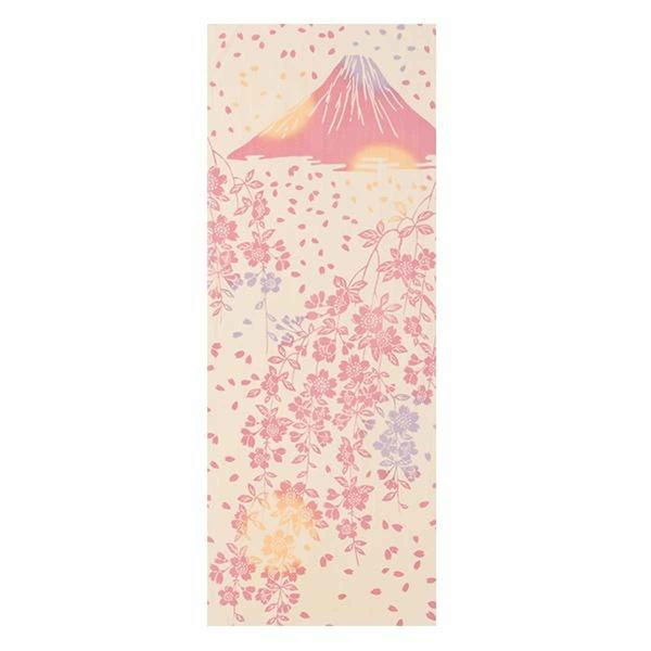 プレーリードッグ 手ぬぐい 和布華 しだれ桜と富士山 日本製