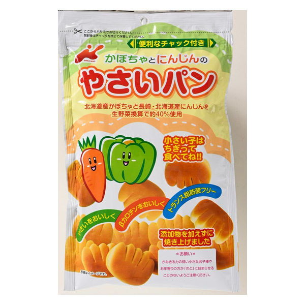 カネ増製菓 かぼちゃとにんじんのやさいぱん 4901359311877