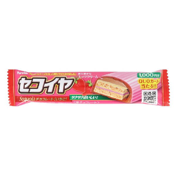 セコイヤチョコレート いちご 4902501006030 1本×60個 フルタ