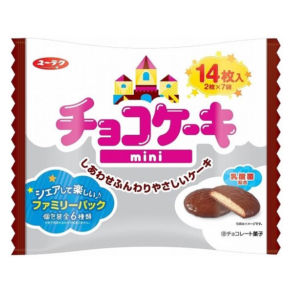 有楽製菓 チョコケーキｍｉｎｉ 4903032241600 １４枚×１２個（直送品）