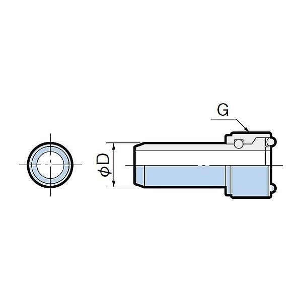 大昭和精機 クーラントパイプ(固定式) HSK100-CP 1個（直送品） - アスクル