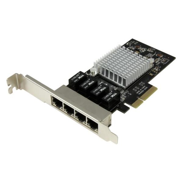LANカード 4ポートGbE増設PCIe NIC Intel I350 ST4000SPEXI 1個 