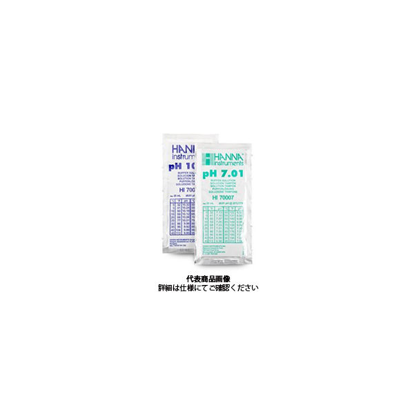 ハンナ インスツルメンツ・ジャパン pH標準液 120ml×10 (各5袋) HI 770710P 1箱（直送品）