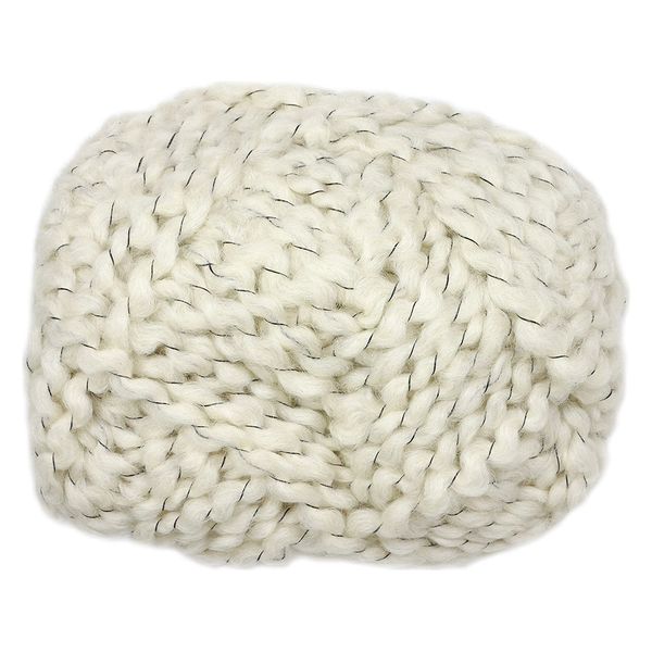 ハマナカ リアル羊毛フェルト 植毛カール 30g ホワイト H440-005-521　3玉入/1袋（直送品）