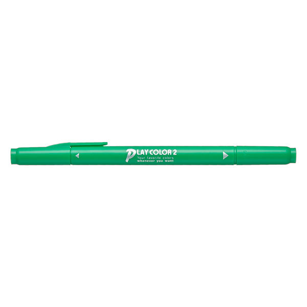 トンボ鉛筆 水性サインペンプレイカラー２　緑 WS-TP07 1本