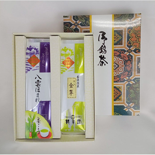 桃翆園 No.3001 出雲銘茶ギフト 特上金翆・八雲ほまれ（各150g袋
