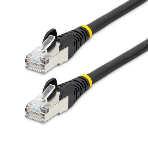 LANケーブル 1.5m CAT6A カテゴリ6A ブラック／ハロゲンフリー 1本（直送品）