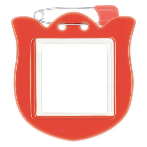 チュ-リップ型名札10枚パックレッド C-71-10-R 20パック 共栄プラスチック（直送品）