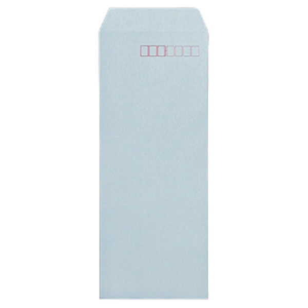 菅公工業 封筒 長４０ シ280 50枚 ブルー　5パック（直送品）