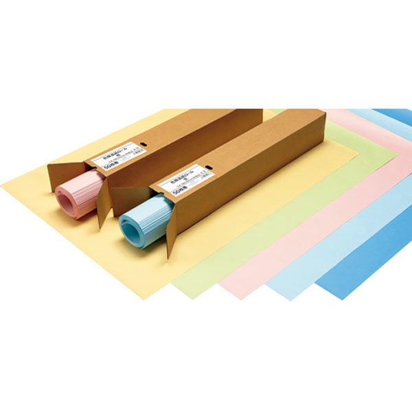 菅公工業 色模造紙 中厚 50枚 タ977 クリーム 1箱（直送品）