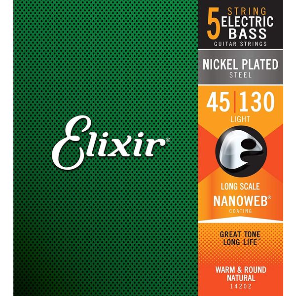 Elixir エリクサー ベース弦 NANOWEBコーティング ニッケル LongScale ...