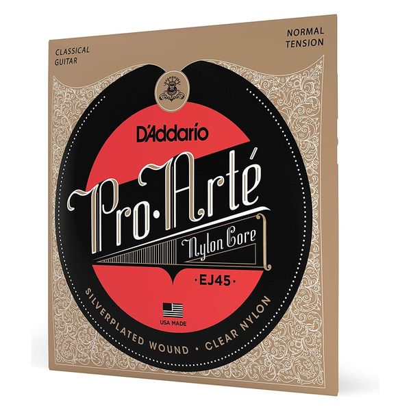 D'Addario ダダリオ クラシックギター弦 プロアルテ (Silver/Clear) Normal ノーマルテンション EJ45（直送品） -  アスクル