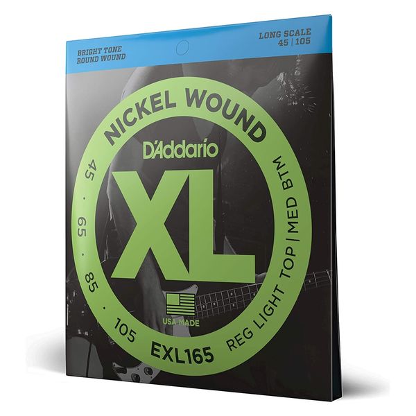 D'Addario ダダリオ ベース弦 ニッケル Long Scale .045-.105 EXL165（直送品） - アスクル