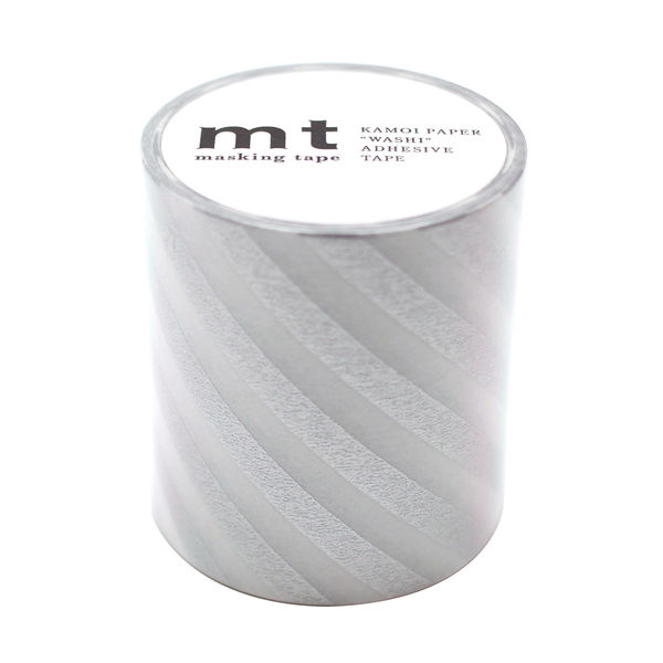 mt マスキングテープ ストライプ・銀　[50mm×7m] MT5W378 1個 カモ井加工紙（直送品）