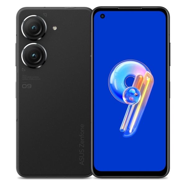 Zenfone 9(AI2202)/ミッドナイトブラック/5.9型ワイド AMOLEDディスプレイ ZF9-BK8S128（直送品）