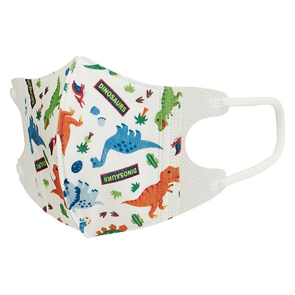 スケーター MSKB1N 子供立体マスクS 不織布 7枚入 DINOSAURS 626746-MSKB1N 1袋(7枚入)（直送品）