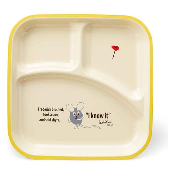 アイトー ランチプレート 24cm レオ・レオニ 皿 食器 プラスチック 日本製 キャラクター フレデリック 347027 1個（直送品）