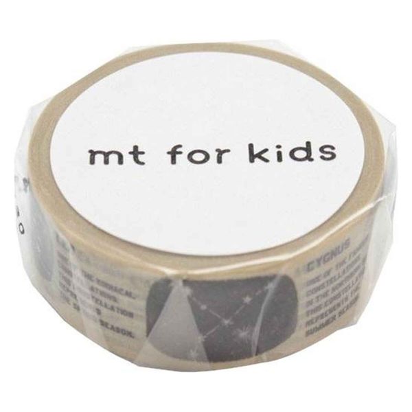マスキングテープ　mt　for　kids　星座　幅15mm 275895 1個 カモ井加工紙（取寄品）