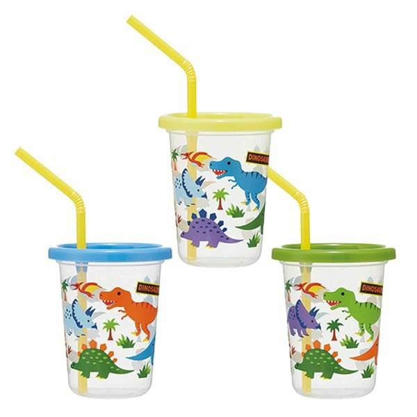 スケーター タンブラー ストロー付き 230ml ディノサウルス