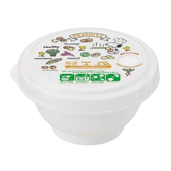 スケーター 電子レンジ 調理用品 薄肉ごはん冷凍保存容器 S 270ml SNOOPY やさい 333329 1個（直送品）