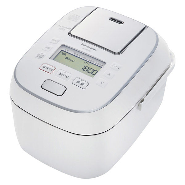 パナソニック スチームIHジャー炊飯器 0.5～5.5合炊き ホワイト SR-S