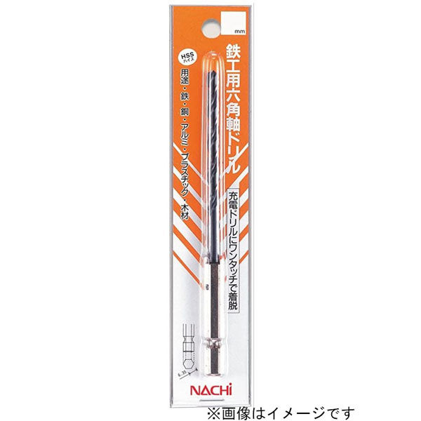 不二越 ナチ 鉄工用六角軸ドリル 1.0mm #451710 1本（直送品