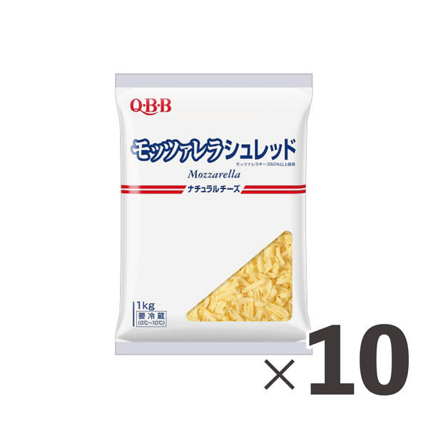 業務用　NCモッツァレラシュレッド1kg 212309 1ケース　1Kg×10パック　冷蔵 六甲バター（直送品）