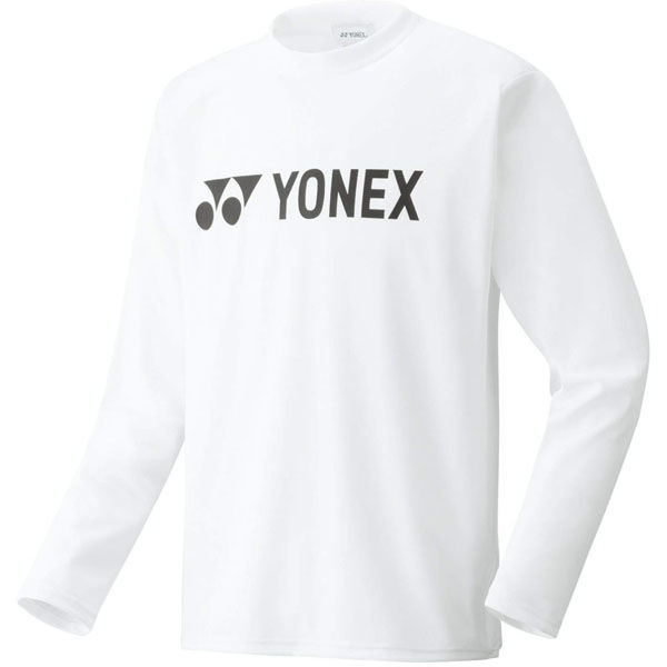 Yonex(ヨネックス) ユニセックス ロングスリーブTシャツ 16158 ホワイト(011) SS 1枚（直送品）