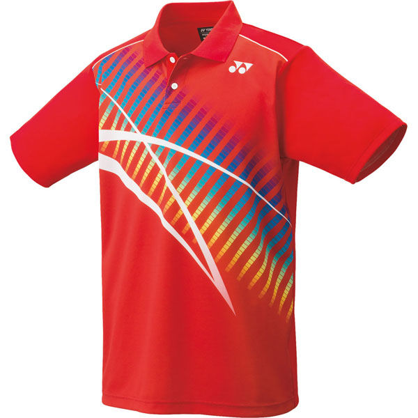 Yonex(ヨネックス) ユニセックス ゲームシャツ 10433 サンセットレッド(496) S 1枚（直送品） - アスクル