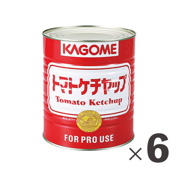 カゴメ 業務用　トマトケチャップ標準　赤 1191 1ケース　1号缶×6缶　常温（直送品）